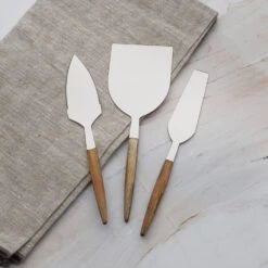 3 Piece Acacia Wood Cheese Set 7 3 Piece Acacia Wood Cheese Set -Deals Tableware Store 3 piece acacia wood cheese set 5254483 3