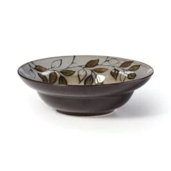 Rustic Leaves Set Of 4 Rim Soup Cereal Bowls 6 Rustic Leaves Set Of 4 Rim Soup Cereal Bowls -Deals Tableware Store 5106153 1