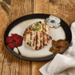 Painted Poppies Oval Platter 7 Painted Poppies Oval Platter -Deals Tableware Store 5111172 LS2 painted poppies oval platter