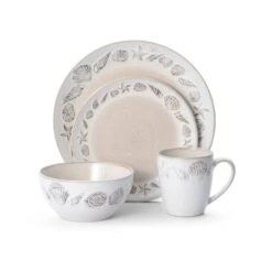 Panama 16 Piece Dinnerware Set, Service For 4 -Deals Tableware Store 5267107 3Q
