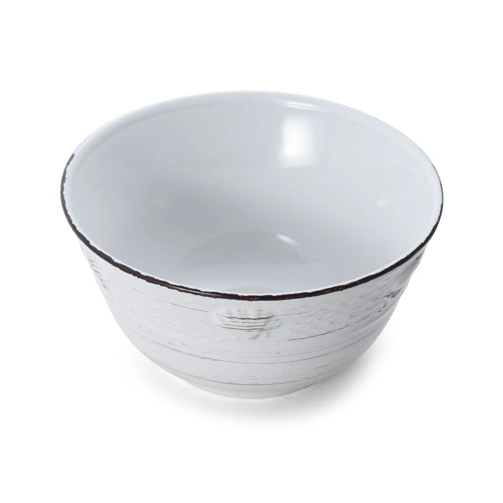 Trellis Coastal White Set Of 4 Soup Cereal Bowls 4 Trellis Coastal White Set Of 4 Soup Cereal Bowls - Image 2