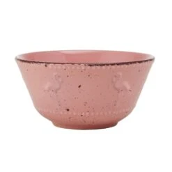 Flamingo Pink 16 Piece Dinnerware Set, Service For 4 -Deals Tableware Store 5274259 bowl silo