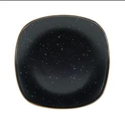 Decker Black 16 Piece Dinnerware Set, Service For 4 -Deals Tableware Store 5286198 Pfaltzgraff Decker Black SaladPlate Silo