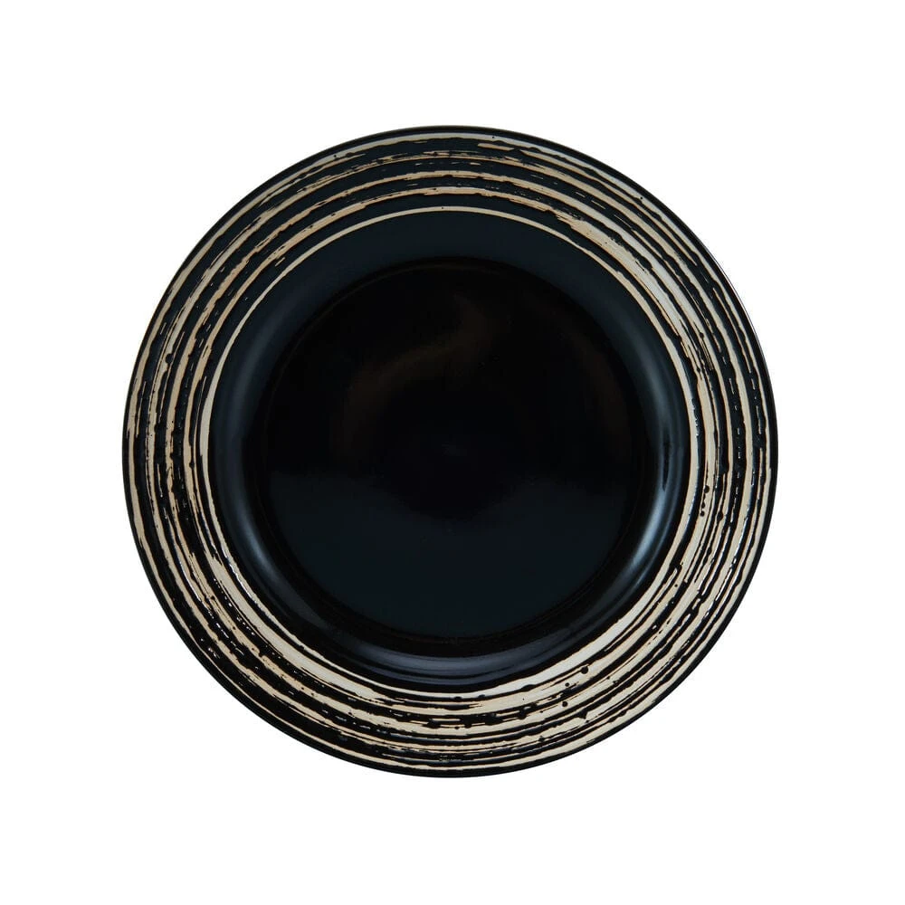 Bryson Black 16 Piece Dinnerware Set, Service For 4 8 Bryson Black 16 Piece Dinnerware Set, Service For 4 - Image 6