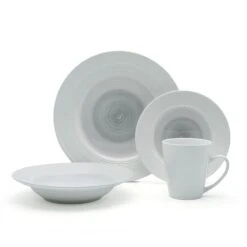 Annie Gray 16 Piece Dinnerware Set, Service For 4 -Deals Tableware Store 5286602 Annie Gray 4pc silo