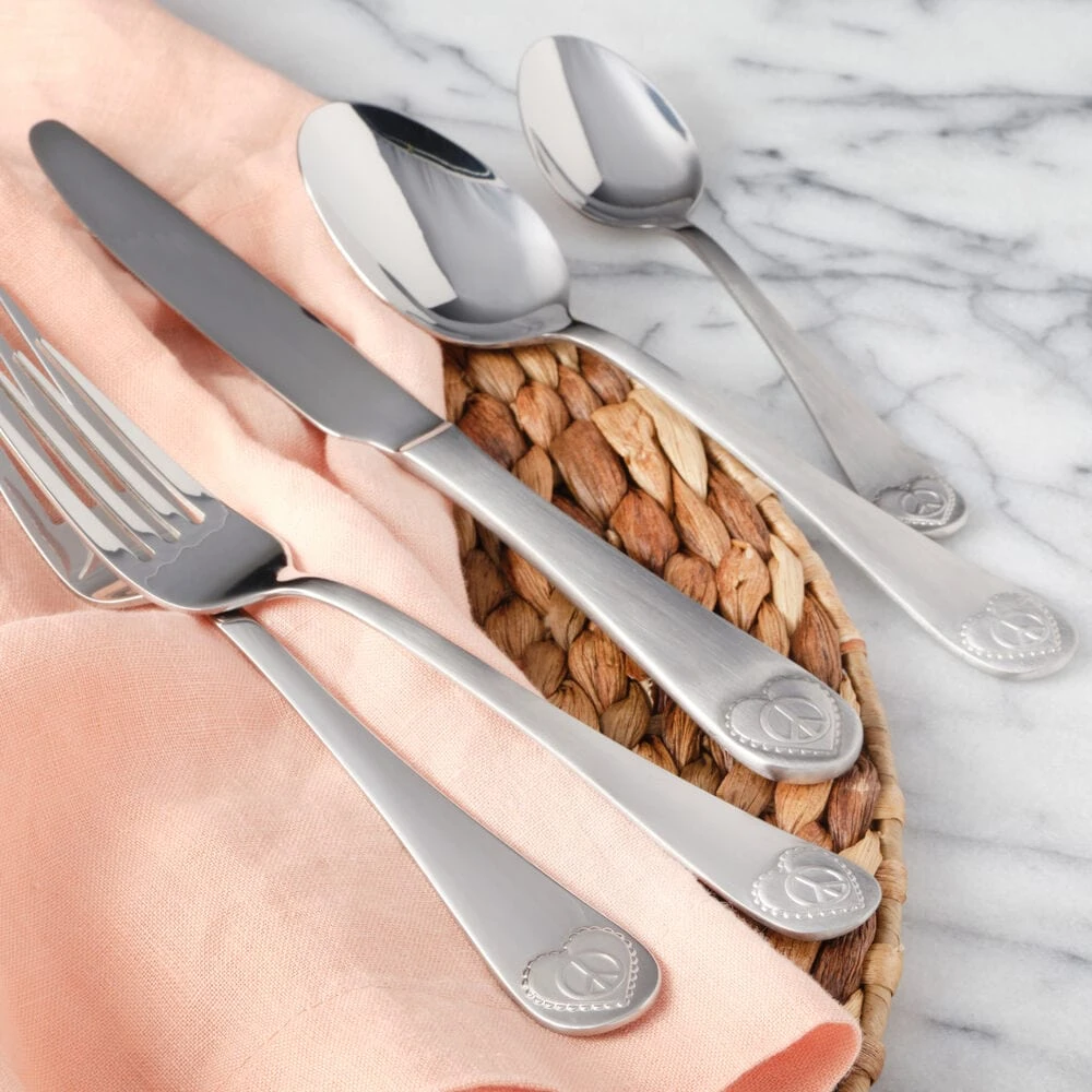 Peace 20 Piece Flatware Set, Service For 4 4 Peace 20 Piece Flatware Set, Service For 4 - Image 2