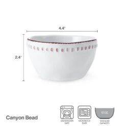 Canyon Bead Set Of 4 Fruit Bowls -Deals Tableware Store 5291829 infographic