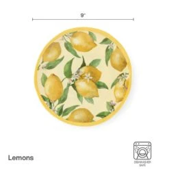 Lemons Set Of 4 Outdoor Melamine Salad Plates -Deals Tableware Store 5293373 salad infographic
