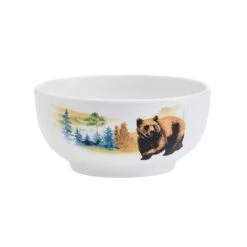 Woodland Animals 12 Piece Dinnerware Set, Service For 4 -Deals Tableware Store 5293649 SN WoodlandAnimals cerealbowl silo