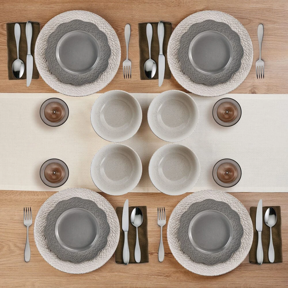 Gia 12 Piece Dinnerware Set, Service For 4 5 Gia 12 Piece Dinnerware Set, Service For 4 - Image 3
