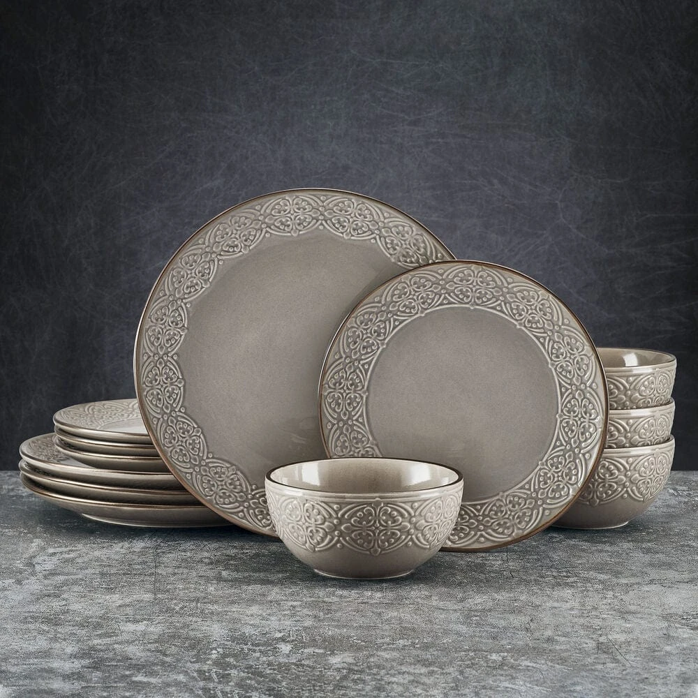 Emma 12 Piece Dinnerware Set, Service For 4 4 Emma 12 Piece Dinnerware Set, Service For 4 - Image 2