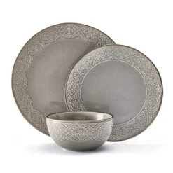 Emma 12 Piece Dinnerware Set, Service For 4 19 Emma 12 Piece Dinnerware Set, Service For 4 -Deals Tableware Store 5293917 PFZ Emma 3pc Dinnerware Silo