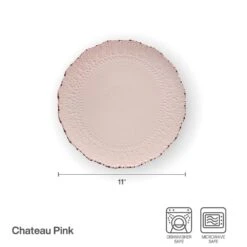 Chateau Pink Set Of 4 Dinner Plates -Deals Tableware Store 5296065 CP dinnerplate infographicupdated