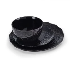 Chateau Midnight 12 Piece Dinnerware Set, Service For 4 -Deals Tableware Store 5296078 PFZ Chateau Navy 3pc Set Silo 3Q