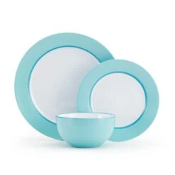 Grayson Teal 12 Piece Dinnerware Set, Service For 4 19 Grayson Teal 12 Piece Dinnerware Set, Service For 4 -Deals Tableware Store 5296690 GraysonTeal 3pc