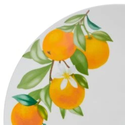 Oranges 12 Piece Dinnerware Set, Service For 4 -Deals Tableware Store 5296703 SN Oranges dinner plate detail