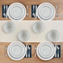 Casey 12 Piece Dinnerware Set, Service For 4 13 Casey 12 Piece Dinnerware Set, Service For 4 -Deals Tableware Store 5296883 Casey 12pc lifestyle topview
