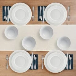 Jules 12 Piece Dinnerware Set, Service For 4 -Deals Tableware Store 5297460 Jules 12pc topview
