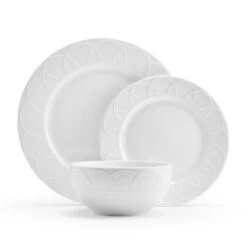 Jules 12 Piece Dinnerware Set, Service For 4 -Deals Tableware Store 5297460 Jules 3pc