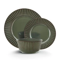 Dannie Green 12 Piece Dinnerware Set, Service For 4 19 Dannie Green 12 Piece Dinnerware Set, Service For 4 -Deals Tableware Store 5305443 FR dannie12pcdinnerwareset