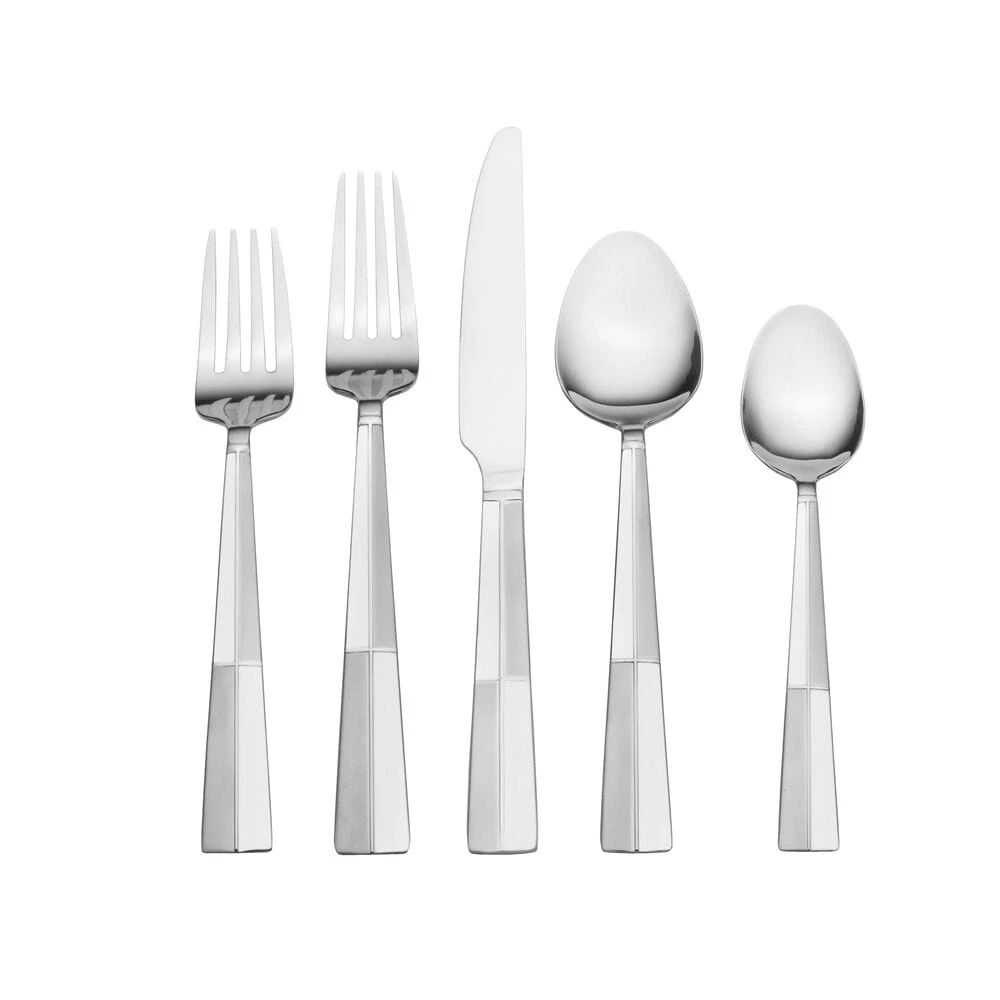 Arabesque Frost 42 Piece Flatware Set With Caddy, Service For 8 6 Arabesque Frost 42 Piece Flatware Set With Caddy, Service For 8 - Image 4