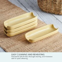 Callie Yellow Set Of 4 Corn Dishes -Deals Tableware Store Callie Yellow Set Of 4 Corn Dishes 5293888 6