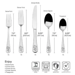 Enjoy 20 Piece Flatware Set, Service For 4 -Deals Tableware Store Enjoy 20 Piece Flatware Set Service for 4 5287738 4