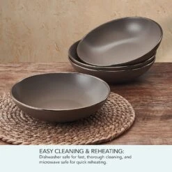 Hadlee Grey Set Of 4 Pasta Bowls -Deals Tableware Store Hadlee Grey Set of 4 Pasta Bowls 5294492 4