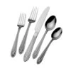 Mirage Frost 45 Piece Flatware Set With Wire Caddy, Service For 8 1 Mirage Frost 45 Piece Flatware Set With Wire Caddy, Service For 8 -Deals Tableware Store MirageFrost 5pc 5424 2