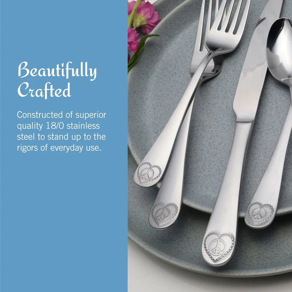 Peace 20 Piece Flatware Set, Service For 4 7 Peace 20 Piece Flatware Set, Service For 4 - Image 5