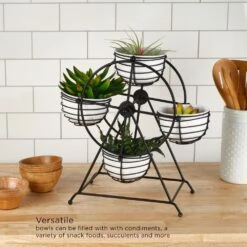 Ferris Wheel Entertaining Dip Bowl Serving Caddy -Deals Tableware Store Rotating Entertaining Caddy 5312721 6 236c6661 cc86 4e38 849e 0f9fd0ee5700