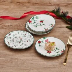 Winterberry® Set Of 4 Appetizer Plates, 6 Inch -Deals Tableware Store Winterberry Set of 4 Appetizer Plates 5295768 3