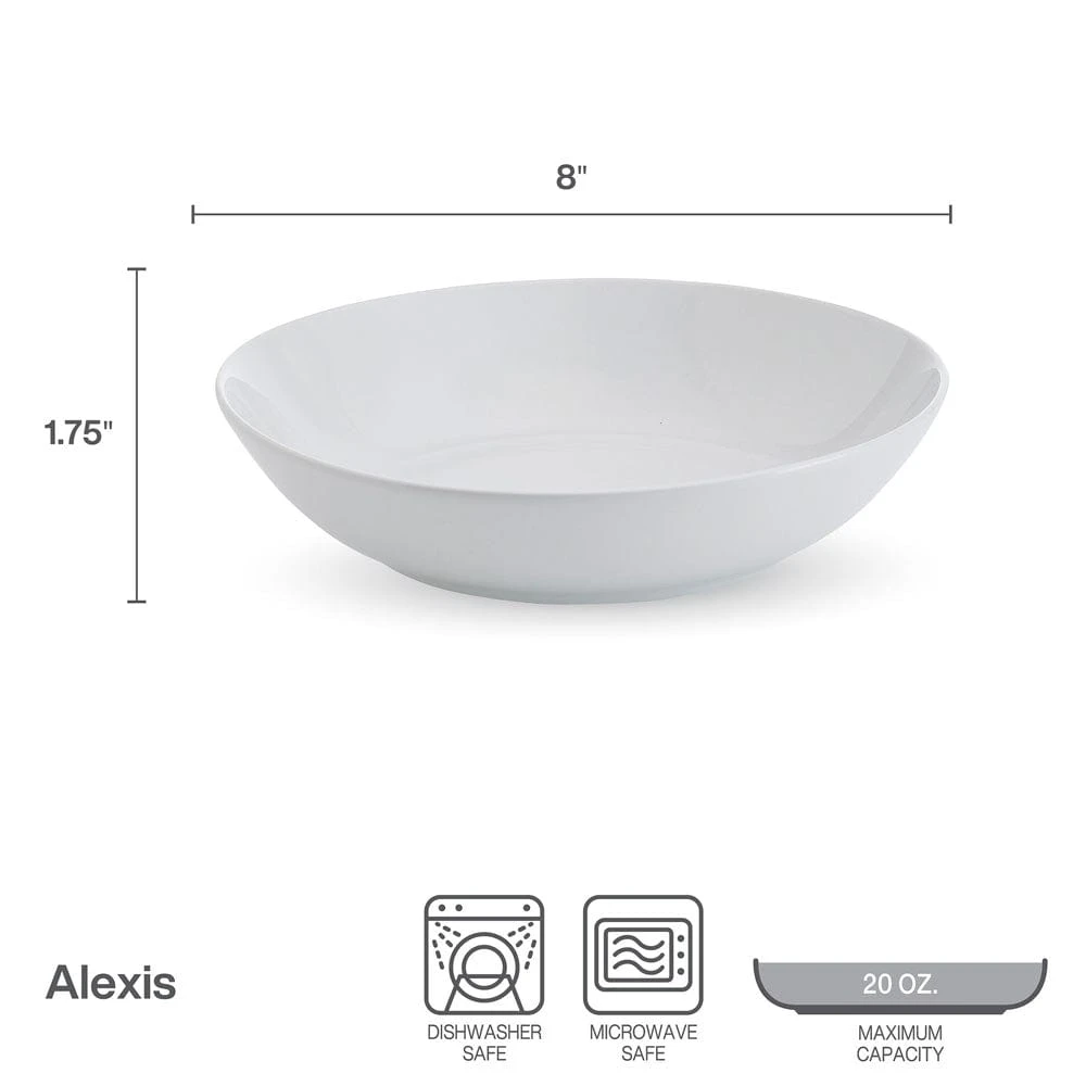 Alexis Set Of 4 Pasta Bowls 5 Alexis Set Of 4 Pasta Bowls - Image 3