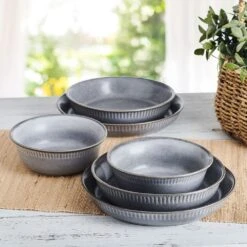 Amara Slate 6 Piece Dinnerware Bowl Set, Service For 2 -Deals Tableware Store amara slate 6 piece dinnerware bowl set service for 2 5305446 3