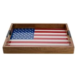 American Flag Lazy Susan Serve Tray -Deals Tableware Store american flag lazy susan serve tray 5266467 2