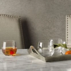 Scott Living Axis Set Of 4 Double Old Fashioned Glasses -Deals Tableware Store axis set of 4 double ol fashioned glasses 5282346 2