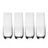 Scott Living Axis Set Of 4 Stemless Flute Glasses -Deals Tableware Store axis set of 4 stemless flute glasses 5282354 1
