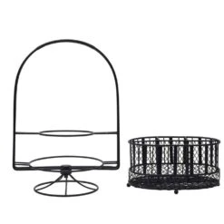 Band And Stripe Swivel Hostess Buffet Storage Caddy -Deals Tableware Store band and stripe picnic caddy 5282086 4