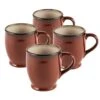 Belmont Set Of 4 Red Mugs