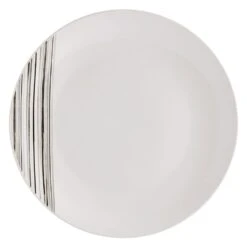 Brushed Lines 16 Piece Dinnerware Set, Service For 4 -Deals Tableware Store brushed lines 16 piece dinnerware set service for 4 5287314 5