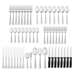 Capri Frost 53 Piece Flatware Set, Service For 8 10 Capri Frost 53 Piece Flatware Set, Service For 8 -Deals Tableware Store capri frost 53 piece flatware set service for 8 5102569 3