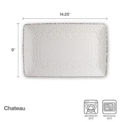 Chateau Cream Rectangular Platter -Deals Tableware Store chateau cream rectangular platter 5297023 5