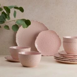 Chateau Pink Set Of 4 Salad Plates 11 Chateau Pink Set Of 4 Salad Plates -Deals Tableware Store chateau pink set of 4 salad plates K45296073 7