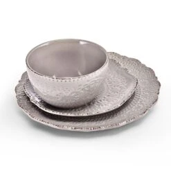 Chateau Smoke Set Of 4 Salad Plates -Deals Tableware Store chateau smoke set of 4 salad plates K45296074 2