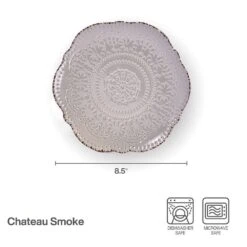 Chateau Smoke Set Of 4 Salad Plates -Deals Tableware Store chateau smoke set of 4 salad plates K45296074 6