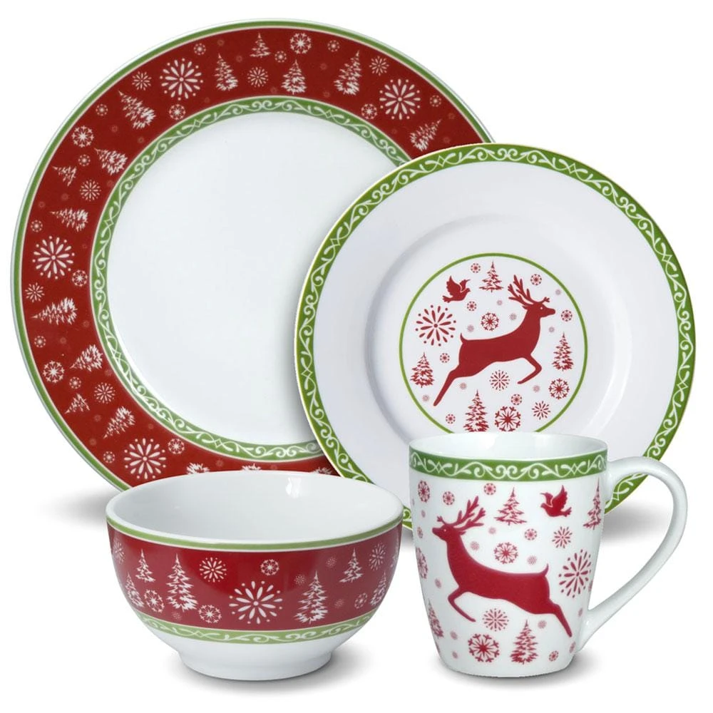 Dancing Snowflakes Dinnerware Set 3 Dancing Snowflakes Dinnerware Set