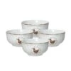 Farmhouse Hen Set Of 4 Fruit Bowls 2 Farmhouse Hen Set Of 4 Fruit Bowls -Deals Tableware Store farmhouse hen set of 4 fruit bowls K45240845 1