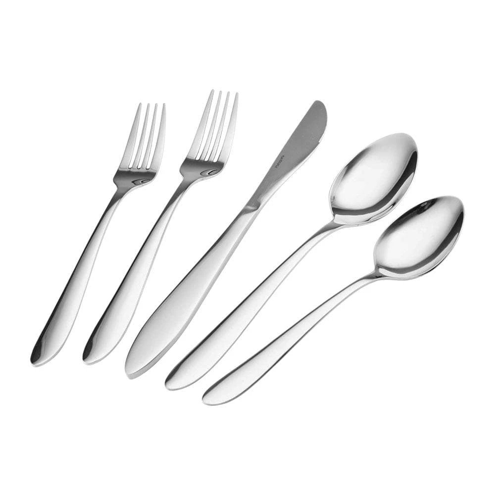 Finn 61 Piece Flatware Set, Service For 8 3 Finn 61 Piece Flatware Set, Service For 8
