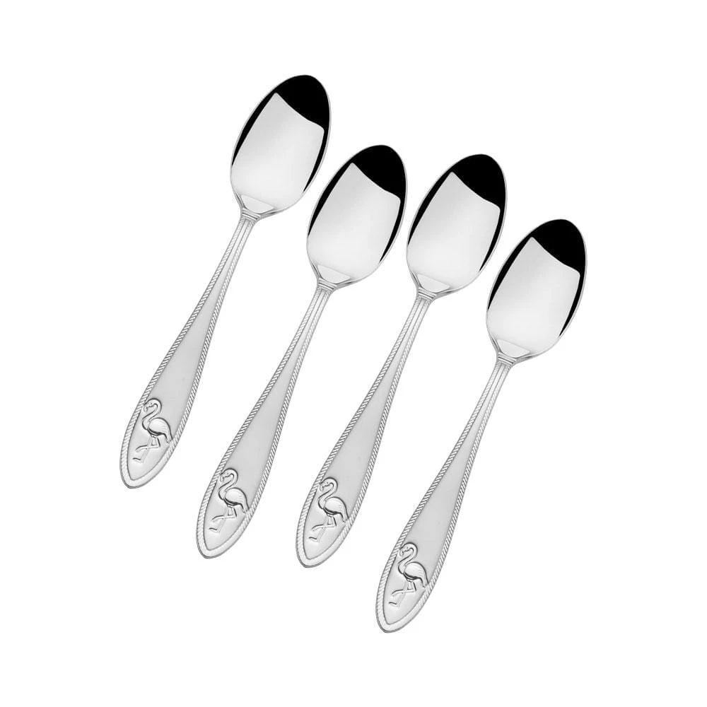 Flamingo Set Of 4 Demitasse Mini Coffee Spoons 3 Flamingo Set Of 4 Demitasse Mini Coffee Spoons
