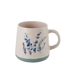 Floral Blue Set Of 6 Mugs, Assorted -Deals Tableware Store floral set of 6 matted mugs assorted 5282195 4